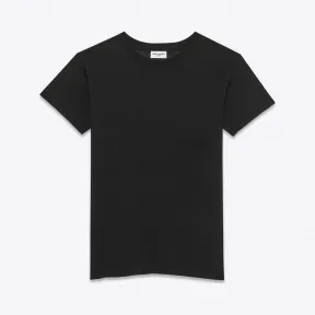伊夫圣罗兰/Yves Saint laurent 黑色全棉汗布短袖修身t恤 499567Y2XP21000