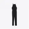 伊夫圣罗兰/Yves Saint laurent 黑色粘胶巴里纱组合裤 499878Y008S1000