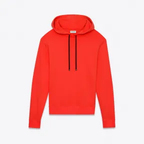 伊夫圣罗兰/Yves Saint laurent 红色棉质羊毛连帽衫，黑色束带 504361Y2TC26404