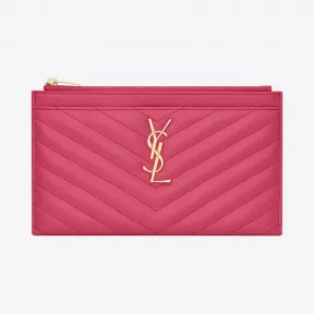 伊夫圣罗兰/Yves Saint laurent 绗缝粉色真皮小包 504922BOW015619