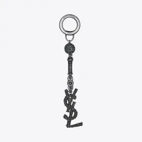 伊夫圣罗兰/Yves Saint laurent 柏柏尔标志钥匙扣，银色金属 506494J160D0564