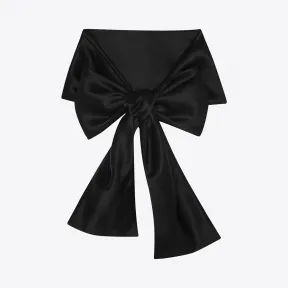 伊夫圣罗兰/Yves Saint laurent 黑色乔其丝领结 5143683Y0111000