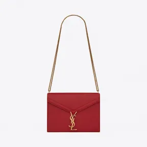 伊夫圣罗兰/Yves Saint laurent CASSANDRA 字母标志粒面压花真皮clasp包 532750BOW0W6