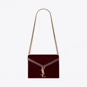 伊夫圣罗兰/Yves Saint laurent CASSANDRA 字母标志丝绒clasp包 532750GVONW6237
