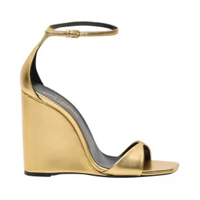 伊夫圣罗兰/Yves Saint laurent Kim＆Dare金色皮革 5518350XQ008030