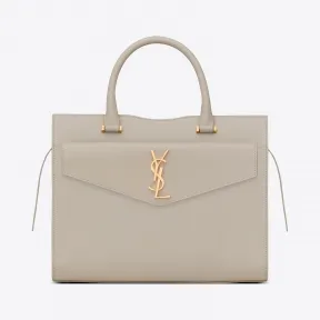 伊夫圣罗兰/Yves Saint laurent UPTOWN 中号镜面皮手提袋 55765303P0J9207