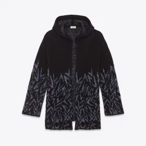 伊夫圣罗兰/Yves Saint laurent Boomerang提花baja连帽衫与钻石 558906YABI21470