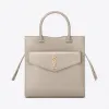 伊夫圣罗兰/Yves Saint laurent uptown 小号镜面皮手提袋 56120303P0J9207