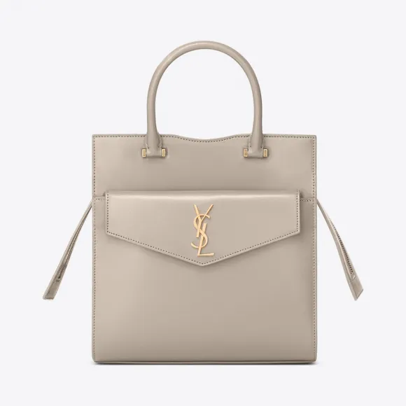 伊夫圣罗兰/Yves Saint laurent uptown 小号镜面皮手提袋 56120303P0J9207