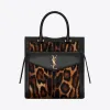 伊夫圣罗兰/Yves Saint laurent UPTOWN 小号豹纹印花马驹纹真皮托特包 5612031EU2J2094