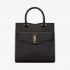 伊夫圣罗兰/Yves Saint laurent 女士 UPTOWN粒纹浮雕皮革小号手提袋 5612031KA0J1000
