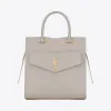 伊夫圣罗兰/Yves Saint laurent 女士 UPTOWN小号粒面压印皮革托特包 5612031KA0J9207