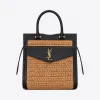 伊夫圣罗兰/Yves Saint laurent UPTOWN 小号拉菲草编托特包 561203HQ71J7063