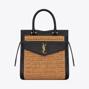 伊夫圣罗兰/Yves Saint laurent UPTOWN 小号拉菲草编托特包 561203HQ71J7063