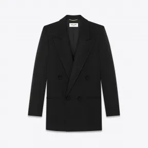 伊夫圣罗兰/Yves Saint laurent 圣罗兰（Saint Laurent）粒面粉色燕尾服西装式外套，饰边饰边 568