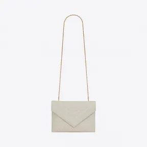 伊夫圣罗兰/Yves Saint laurent TRIBECA 颗粒纹理压花做旧真皮链条钱包 5692671CU079207