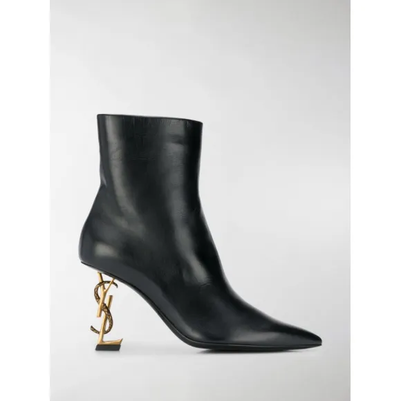 伊夫圣罗兰/Yves Saint laurent 女士 徽标后跟尖头靴 5789231FZDD1000