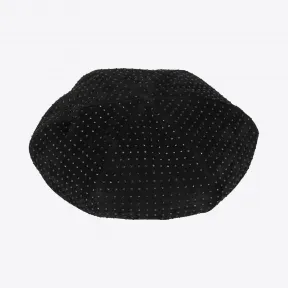 伊夫圣罗兰/Yves Saint laurent 麂皮绒贝雷帽饰有水晶 5803553YE481060