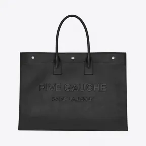 伊夫圣罗兰/Yves Saint laurent RIVE GAUCHE大号光滑皮革托特包