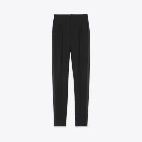 伊夫圣罗兰/Yves Saint laurent Saint Laurent粒纹粉经典燕尾服裤子 590345Y512W1000