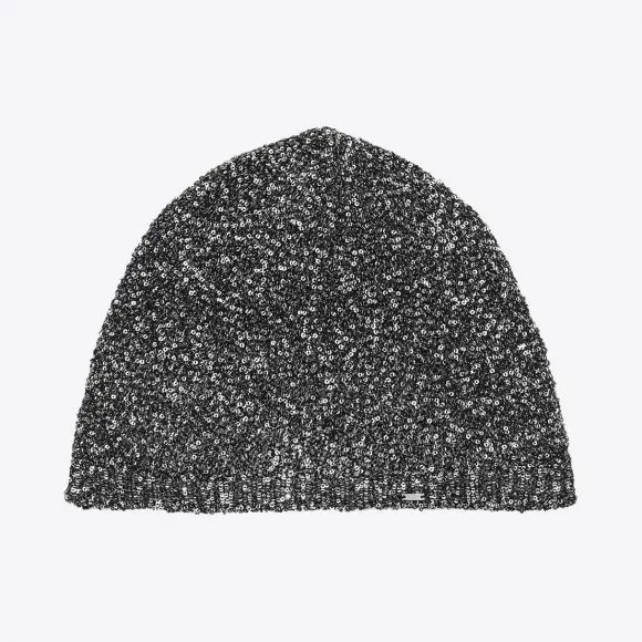 伊夫圣罗兰/Yves Saint laurent 女士 亮片金银丝针织帽 5939463YD271081