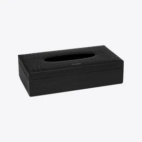 伊夫圣罗兰/Yves Saint laurent 鳄鱼压纹皮革纸巾盒 596837DZE0E1000