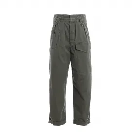 伊夫圣罗兰/Yves Saint laurent 绑带帆布工装裤 601199Y253Q1700