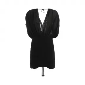 伊夫圣罗兰/Yves Saint laurent 真丝绉纱短裙 603035Y059R1000