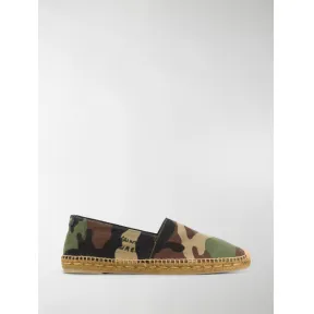 伊夫圣罗兰/Yves Saint laurent 男士 迷彩刺绣帆布鞋 6059511IR103166