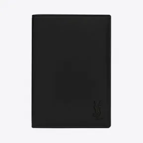 伊夫圣罗兰/Yves Saint laurent tiny monogram哑光皮革护照夹 6076591JB0U1000