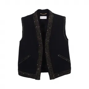 伊夫圣罗兰/Yves Saint laurent 闪闪发光的背心 614805Y180W1000