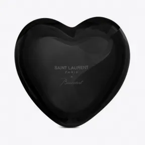伊夫圣罗兰/Yves Saint laurent baccarat黑色合成水晶心形 619994YCL111000
