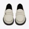 伊夫圣罗兰/Yves Saint laurent MONOGRAM光滑皮革便士乐福鞋 63047418RTT1906