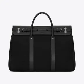 伊夫圣罗兰/Yves Saint laurent VERNEUIL帆布和光滑皮革的行李箱