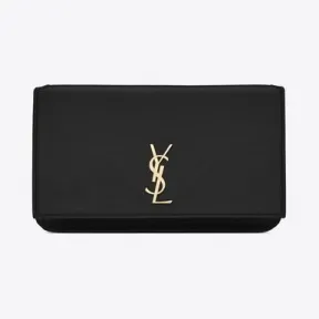 伊夫圣罗兰/Yves Saint laurent MONOGRAM光滑皮革饰带手机壳 6350950U40J1000