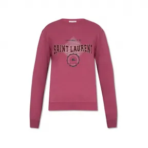 伊夫圣罗兰/Yves Saint laurent 粉色 100%棉质 女士 套头衫 673413-Y36LX-5087