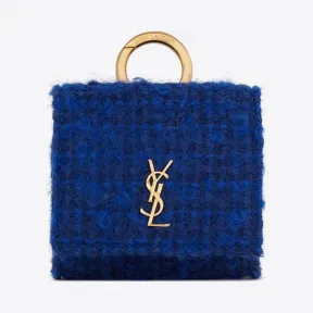 伊夫圣罗兰/Yves Saint laurent 混纺粗花呢和柔软皮革收纳袋, 适用于AIRPODS PRO 675329FAAA34360