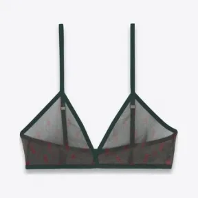 伊夫圣罗兰/Yves Saint laurent 针织薄纱字母标志内衣 676123Y36ML3054