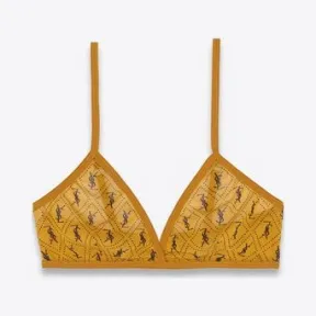 伊夫圣罗兰/Yves Saint laurent 针织薄纱字母标志内衣 676123Y36ML7463