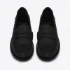 伊夫圣罗兰/Yves Saint laurent le loafer字母标志蛇皮革便士乐福鞋 676609L1M001000