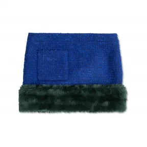 伊夫圣罗兰/Yves Saint laurent 海军蓝和蓝色 外层:|羊毛|马海毛|聚酰胺e|Mod丙烯酸|聚酯纤维|内层:|真丝|氨纶 女士 短裙 679188-Y7D26-4250