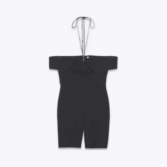 伊夫圣罗兰/Yves Saint laurent 羊毛束胸连身衣 684827Y5E471000