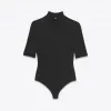 伊夫圣罗兰/Yves Saint laurent 罗纹针织高领连身衣 685308Y36QA1000