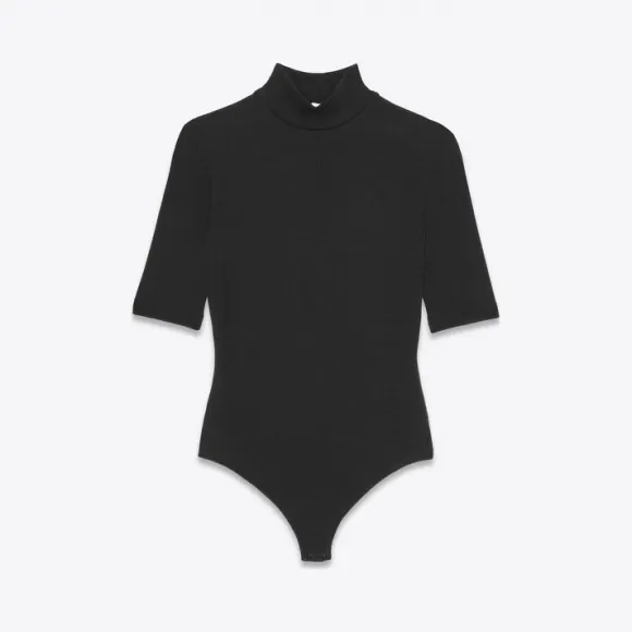 伊夫圣罗兰/Yves Saint laurent 罗纹针织高领连身衣 685308Y36QA1000