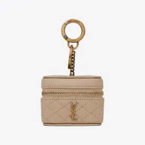 伊夫圣罗兰/Yves Saint laurent gaby绗缝羊皮革耳机包 适用于airpods 696582AAAJU2721