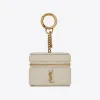 伊夫圣罗兰/Yves Saint laurent gaby绗缝羊皮革耳机盒,适用于airpods 696582AAAJU9207