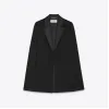 伊夫圣罗兰/Yves Saint laurent 羊毛毡燕尾服斗篷 707030Y2F591001