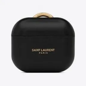 伊夫圣罗兰/Yves Saint laurent saint laurent paris光滑皮革耳机包 适用于airpods 7141600O7TJ1080