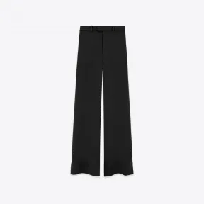 伊夫圣罗兰/Yves Saint laurent 绉缎阔腿裤 735726Y3G361000