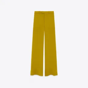 伊夫圣罗兰/Yves Saint laurent 绉缎阔腿裤 735726Y3G363203